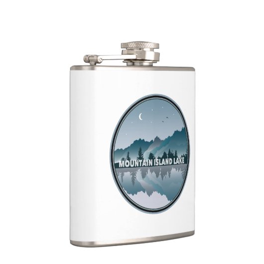 Mountain Island Lake North Carolina Reflektion Flachmann (Rechts)