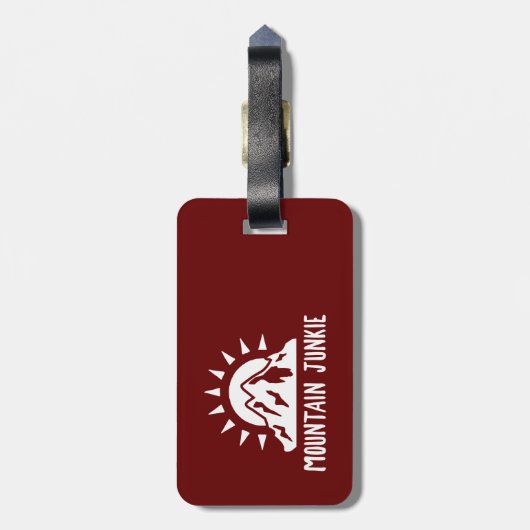 Mountain Junkie Gepäckanhänger (Rückseite vertikal)