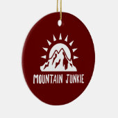 Mountain Junkie Keramik Ornament (Rechts)