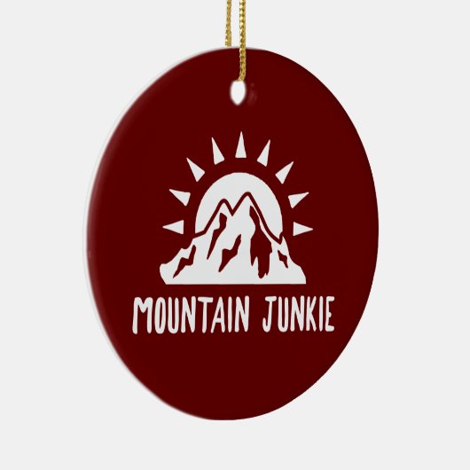 Mountain Junkie Keramik Ornament (Rechts)