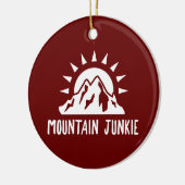 Mountain Junkie Keramik Ornament (Links)
