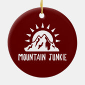 Mountain Junkie Keramik Ornament (Hinten)