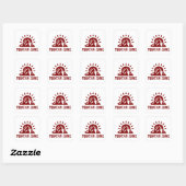 Mountain Junkie Quadratischer Aufkleber (Blatt)