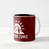 Mountain Junkie Zweifarbige Tasse (VorderseiteRechts)