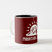 Mountain Junkie Zweifarbige Tasse (Vorderseite Links)