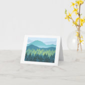 Mountain Kinderzimmer Note Karte (Gelbe Blume)