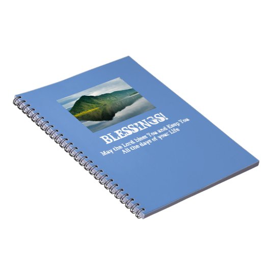 Mountain Lake Blessings Journal Notizblock (Rechte Seite)