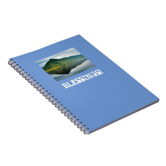 Mountain Lake Blessings Journal Notizblock (Rechte Seite)