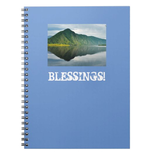 Mountain Lake Blessings Journal Notizblock (Vorderseite)
