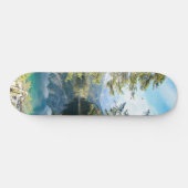 Mountain Lake Bliss #2 #cabin #decor #wall #art Skateboard (Horizontal)