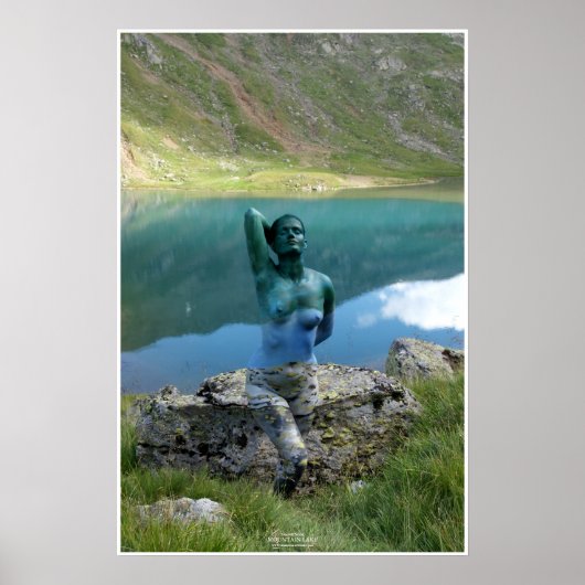 Mountain Lake by Johannes Stötter Poster (Vorne)