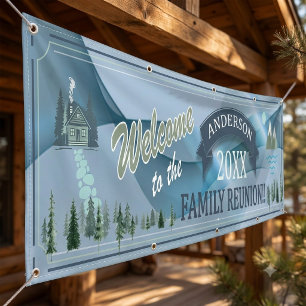 Mountain Lake Familientreffen Willkommen ID1317 Banner