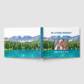 Mountain Lake Foto Memorial oder Beerdigung Gästeb Gästebuch (Voll)