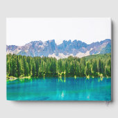 Mountain Lake Foto Memorial oder Beerdigung Gästeb Gästebuch (Rückseite)