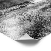 Mountain lake fotodruck (Ecke)