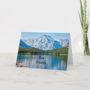 Mountain Lake Herzlichen Glückwunsch Hochzeitskart Karte