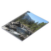 Mountain Lake Landschaftliches Foto Notizblock (Linke Seite)