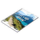 Mountain Lake Let's Go Wandern Notizblock (Linke Seite)