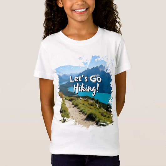 Mountain Lake Let's Go Wandern T-Shirt (Vorderseite)