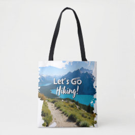 Mountain Lake Let's Go Wandern Tasche