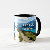 Mountain Lake Let's Go Wandern Tasse (VorderseiteRechts)