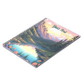 Mountain Lake Notizblock (Linke Seite)