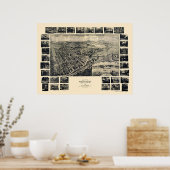 Mountain Lake Park, MD Panoramaparte - 1906 Poster (Küche)