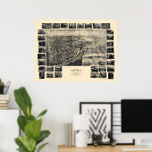 Mountain Lake Park, MD Panoramaparte - 1906 Poster (Heimbüro)