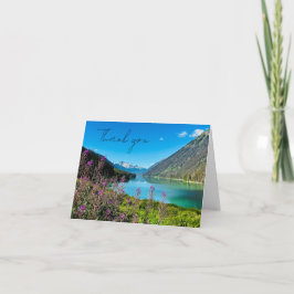 Mountain Lake Photography Klapp Dankeskarten Dankeskarte