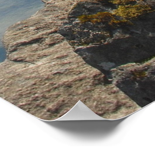 Mountain Lake Poster (Ecke)