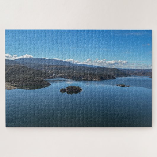 Mountain Lake Reflection Utah Scenics USA Natur Puzzle (Horizontal)