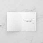 Mountain Lake Scene Dankeschön Karte (Innenseite)