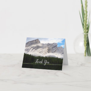 Mountain Lake Scene Vielen Dank Karte 2