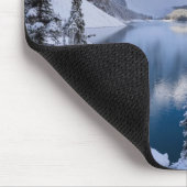 Mountain Lake Snow Scene Mouse Pad Mousepad (Ecke)