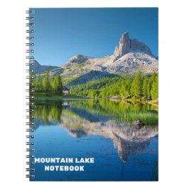 Mountain Lake Spiral Notebook Notizblock