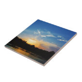 Mountain Lake Sunset Fliese (Seite)