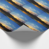 Mountain Lake Sunset Geschenkpapier (Ecke)