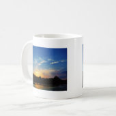 Mountain Lake Sunset Kaffeetasse (Vorderseite Links)