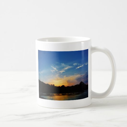 Mountain Lake Sunset Kaffeetasse (Rechts)