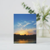 Mountain Lake Sunset Postkarte (Stehend Vorderseite)