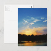 Mountain Lake Sunset Postkarte (Vorne/Hinten)