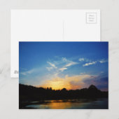 Mountain Lake Sunset Postkarte (Vorne/Hinten)