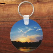 Mountain Lake Sunset Schlüsselanhänger (Vorderseite)