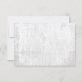 Mountain Lake Wedding Elegante UAWG RSVP Karte (Rückseite)