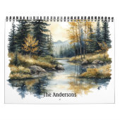 Mountain Lakes and Streams Watercolors Kalender (Titelbild)