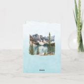 Mountain Landscape Bible Verse Blue (Rückseite)