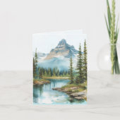 Mountain Landscape Bible Verse Blue (Vorderseite)