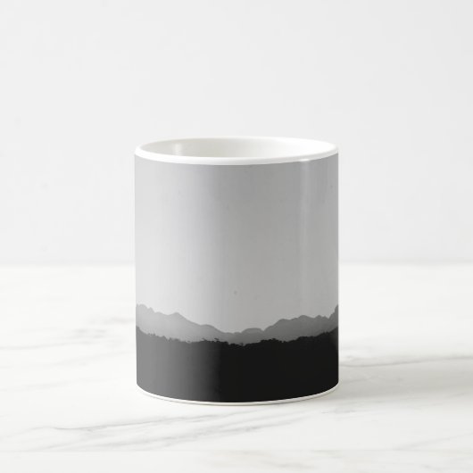 Mountain landscape coffe mug kaffeetasse (Mittel)