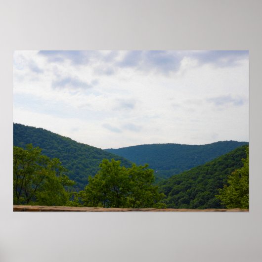 Mountain Landscape Foto Poster (Vorne)
