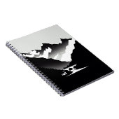 Mountain Landscape Notebook Notizblock (Rechte Seite)